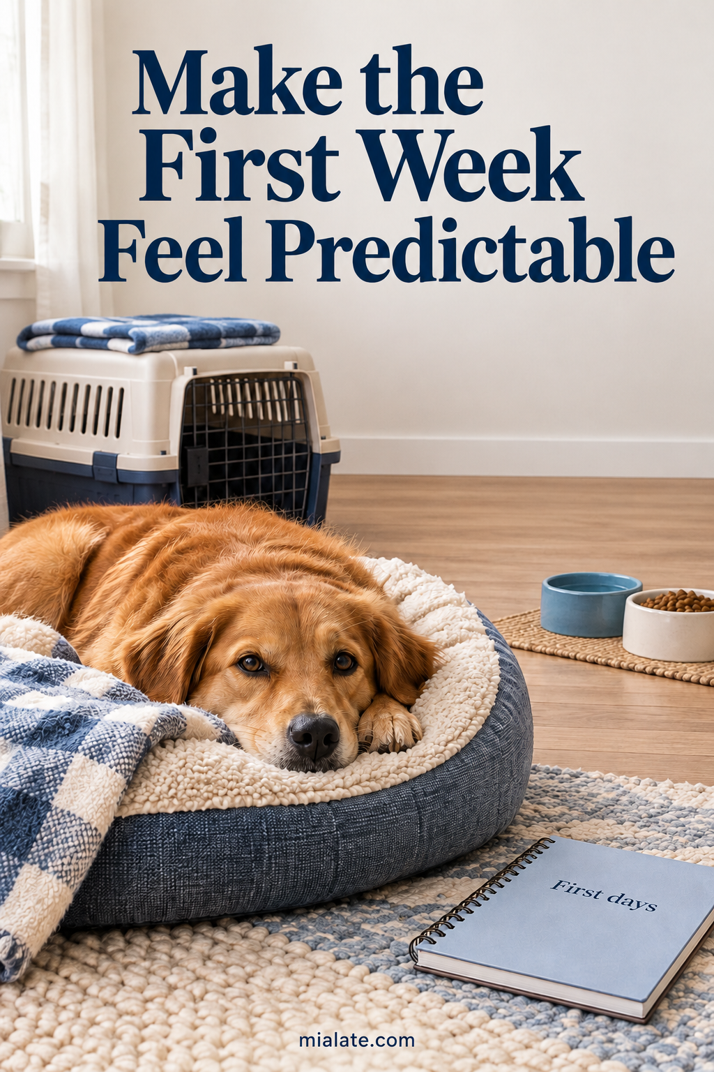 AI-created illustration for Make the First Week Feel Predictable — MiaLate