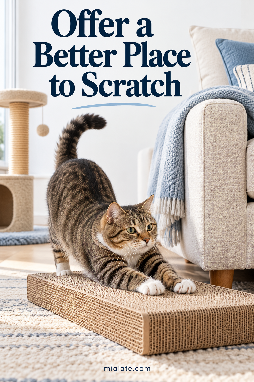 AI-created illustration for Offer a Better Place to Scratch — MiaLate