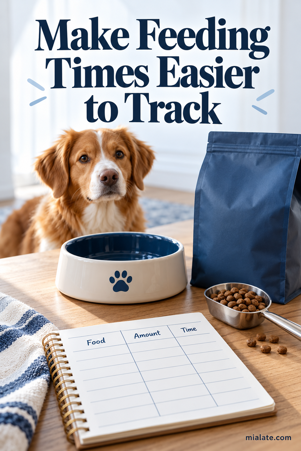 AI-created illustration for Make Feeding Times Easier to Track — MiaLate